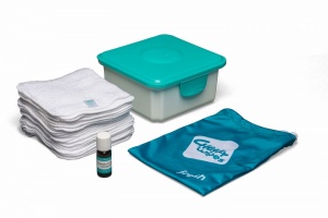 Mini Kit with Workhorse White Cotton Terry Wipes